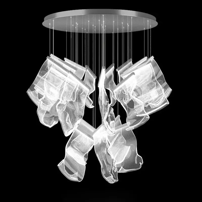 Modern white mesh decorbites black love chandelier with sleek metallic base ideal for dining room love chandelier lighting