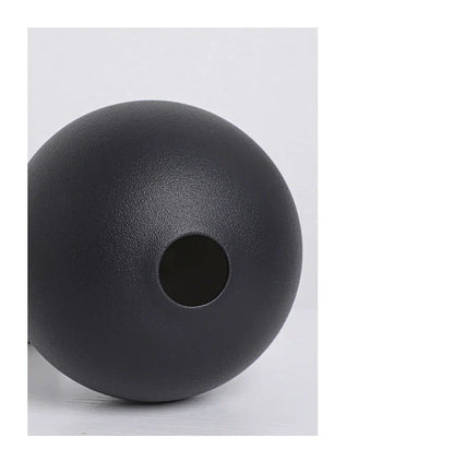 Black & White Ceramic Round Vase - Vase