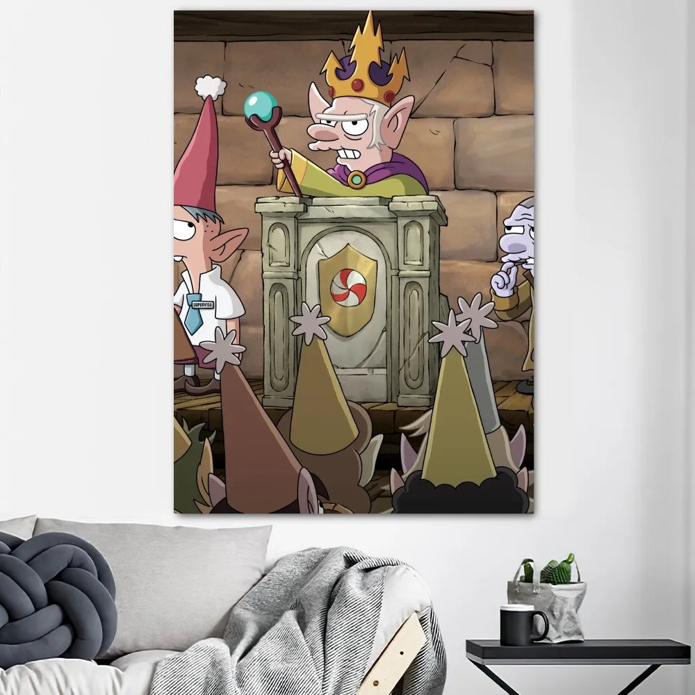 ’Blonde Ocean Poster Prints for Home Decor’ - z1 / 20X25cm - Posters