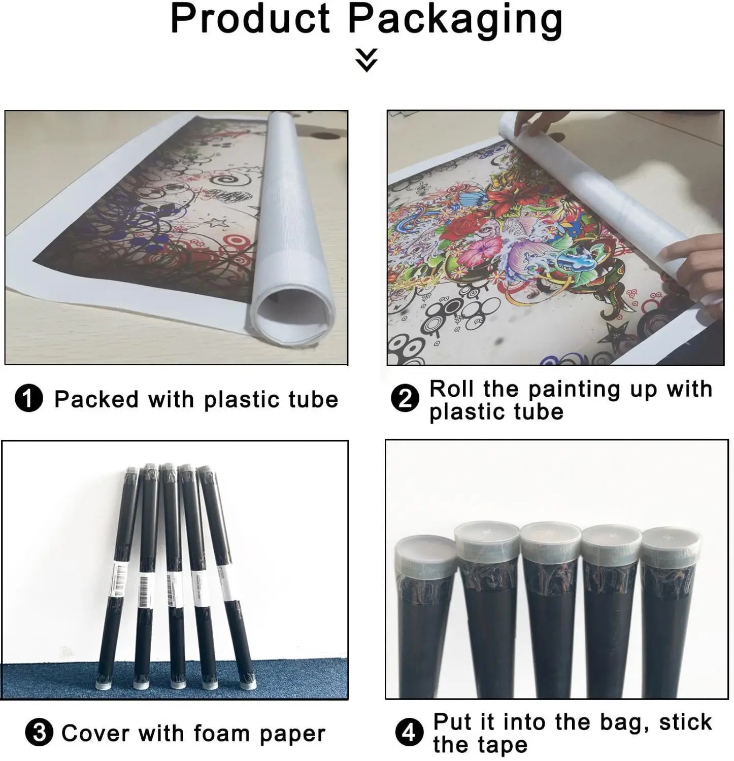 ’Blue Beach Cabin Forest Canvas Wall Art’ - Posters