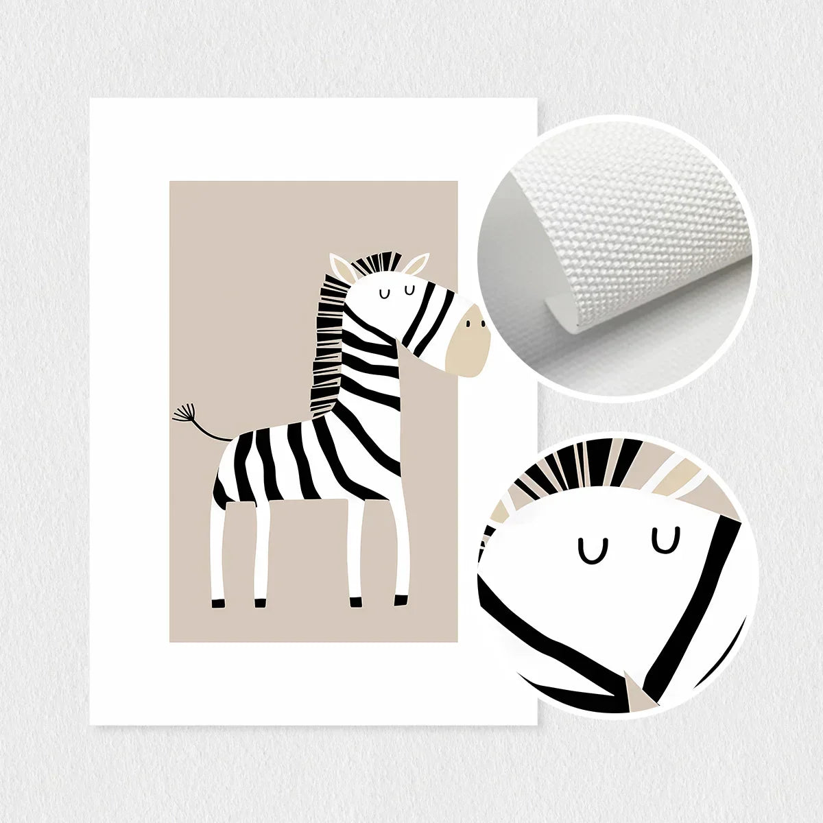 Bohemian Jungle Animal Toddler Canvas Set - Posters