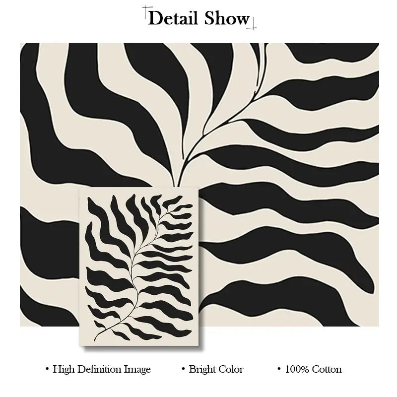 DecorBites™ Boho Geometric Line Canvas Wall Art