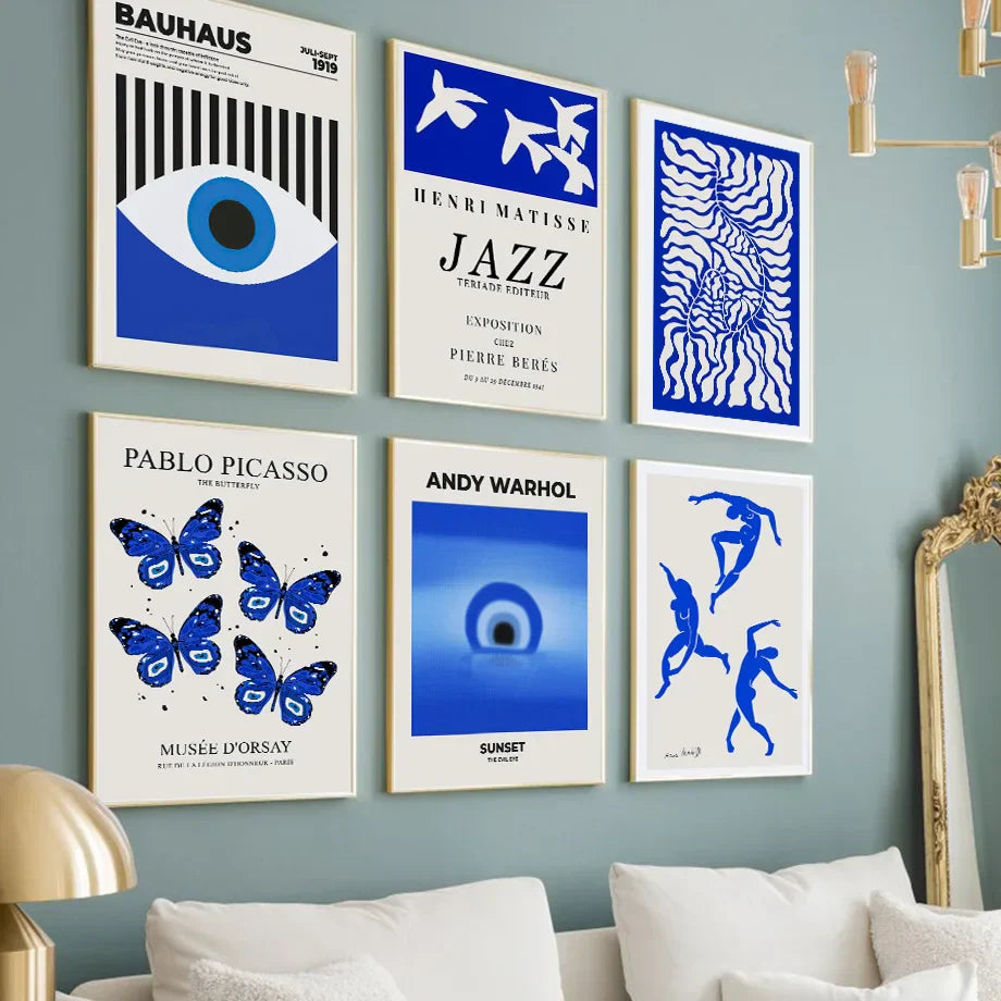 Butterfly Botanical Canvas Painting for Living Room - Posters