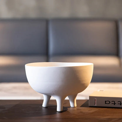 Ceramic Flower Pot with Tripod Stand - Vase