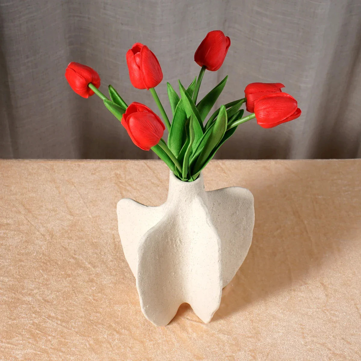 Ceramic Sea Vase with Nordic Modern Decor - Vase