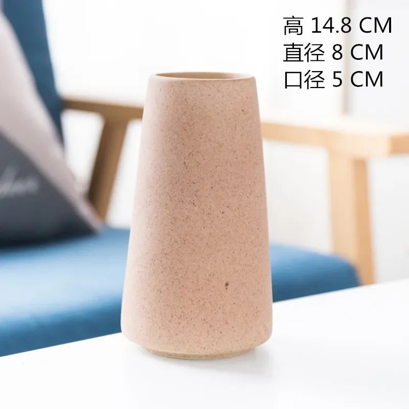 DecorBites™ Ceramic Vase: Elegant Dining & Wedding Table Decor, Nordic Living Room Home Decor
