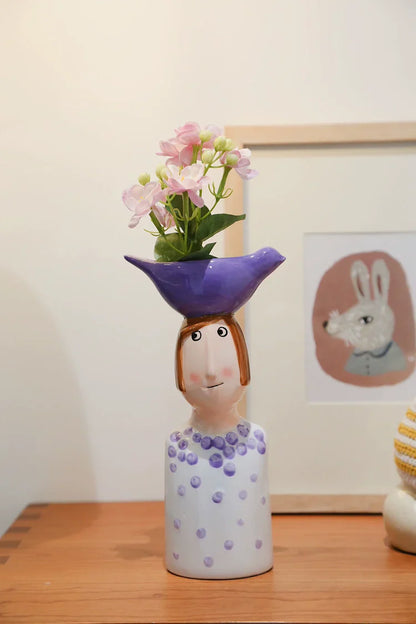 Ceramic Vase Set for Beautiful Home Decor - Vase