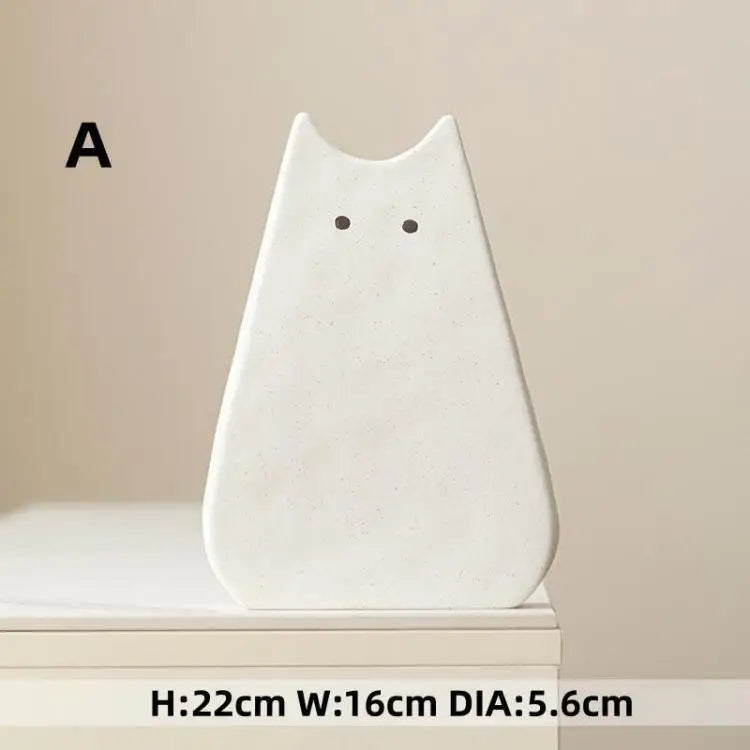Charming Cat-Inspired Ceramic Vase - Vase