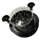 Black and clear plastic decorbites chicken shredder with ergonomic handle and two black knobs for operation