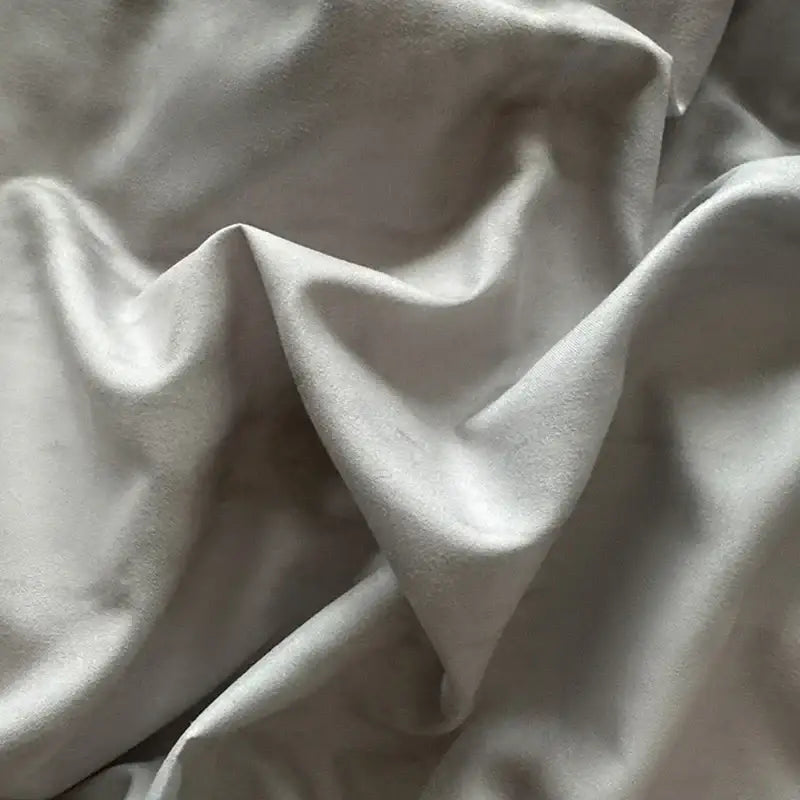 Soft off-white cotton fabric with gentle folds in the DecorBites™ Chinese digital printing bedding set duvet cover