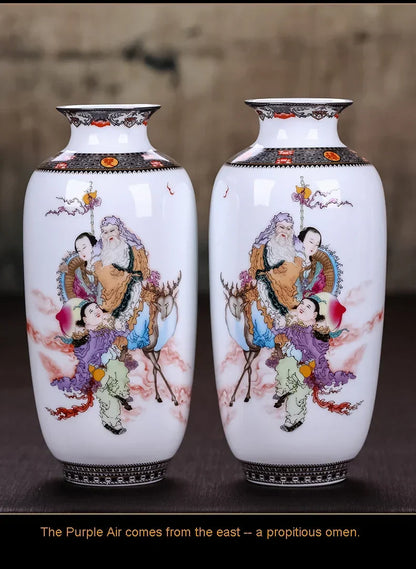 Chinese Traditional Ceramic Vase for Home Decor - Vase