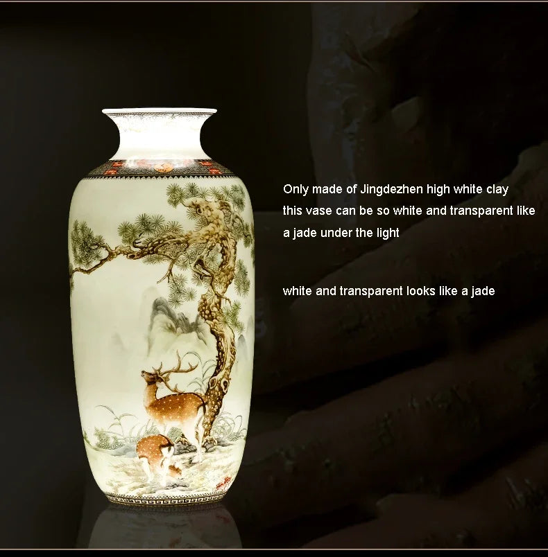 Chinese Traditional Ceramic Vase for Home Decor - Vase