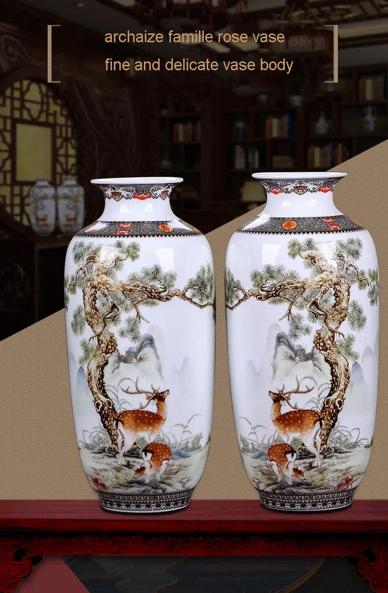 Chinese Traditional Ceramic Vase for Home Decor - Vase
