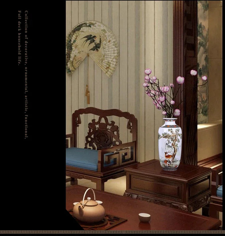 Chinese Traditional Ceramic Vase for Home Decor - Vase