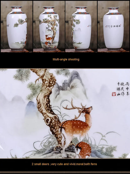 Chinese Traditional Ceramic Vase for Home Decor - Vase
