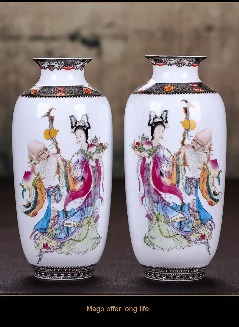 Chinese Traditional Ceramic Vase for Home Decor - Vase
