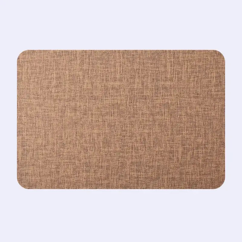 Beige rectangular decorbites christmas decor placemat with textured woven fabric for elegant home dining experience
