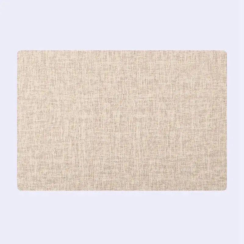 Beige textured decorbites christmas decor placemat with subtle woven fabric pattern for elegant home dining experience