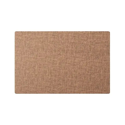 Beige rectangular decorbites christmas decor placemat with subtle woven texture for elegant home dining experience