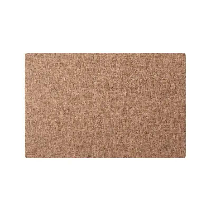 Beige rectangular decorbites christmas decor placemat with subtle woven texture for elegant home dining experience