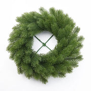 Green artificial pine wreath with wire frame for decor uses from decorbites christmas tree artificial plants collection