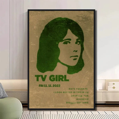 Classic TV Drama Girl Art Poster Canvas - XD031-09 / (A2)42x60cm Unframed / CHINA - Posters