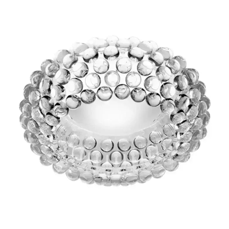 Clear glass bowl with bubbly spherical texture from decorbites clear gold acrylic pendant lights chandelier
