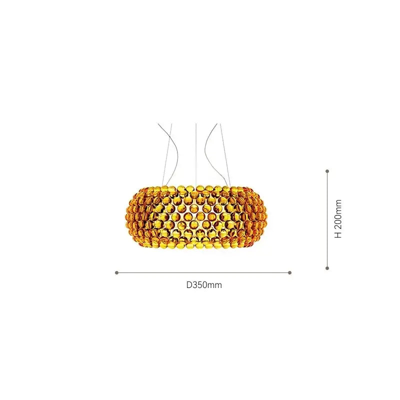 Golden amber glass sphere pendant lights with a modern clustered design by decorbites clear gold acrylic chandelier