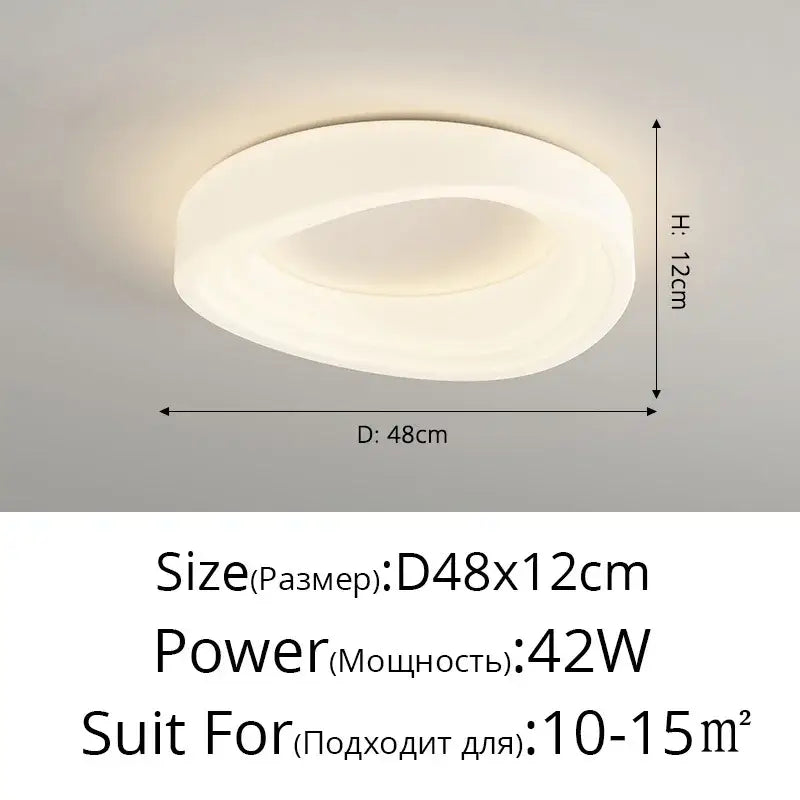 A modern white decorbites cloud cookie led chandelier with frosted acrylic and 48cm diameter for bedroom lighting