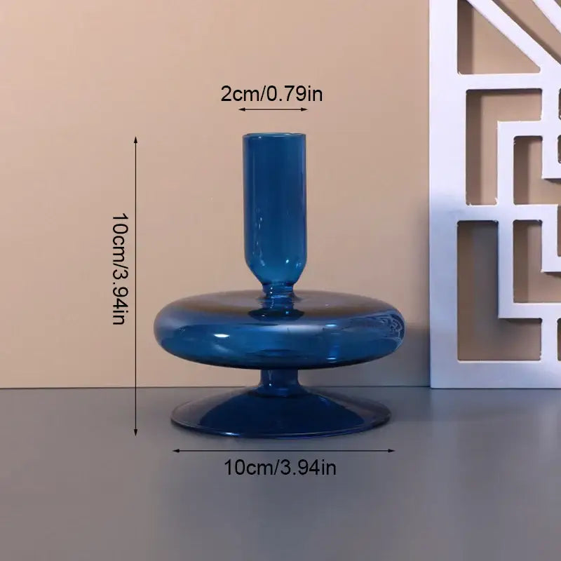 Farbige Glasvase für stilvolle Heimdekoration - E - Vase