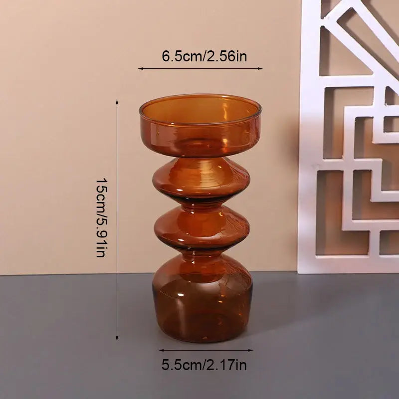 Farbige Glasvase für stilvolle Heimdekoration - G - Vase