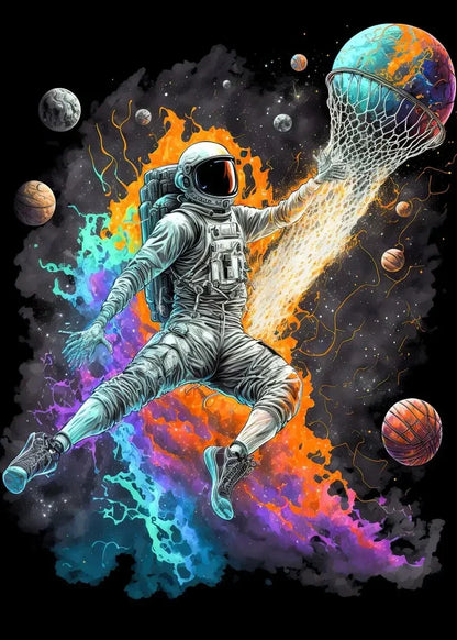 Colorful Nordic Basketball Sports Posters for Boys - B / 30X40cm No Framed - Posters
