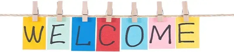 Colorful lettered welcome signs made from sticky notes clipped with wooden clothespins as vintage poster wall art decorbites leopard vintage poster
