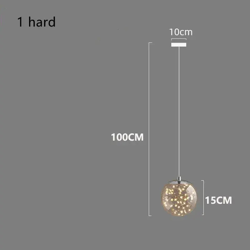 DecorBites™ contemporary crystal ball chandelier modern spiral pendant light with warm white leds for dining room use