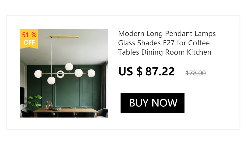 Contemporary LED Chandelier for Dining Room Lighting