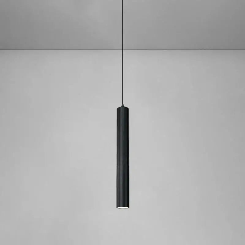 Decorbites™ contemporary nordic led pendant light black cylindrical minimalist pendant light for dining room