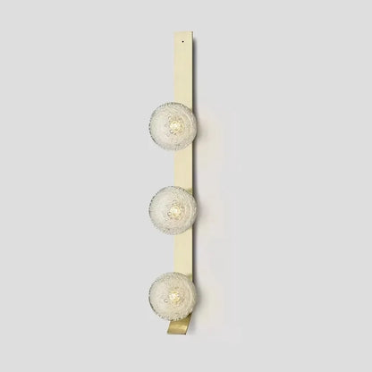 Contemporary Wall Light - Gold / Triple Globe