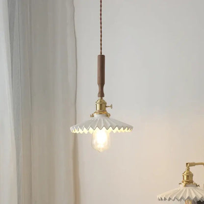 Decorbites™ Kupfer-Keramik-LED-Hängeleuchte mit Drehschalter - 4-W-Glühbirne & Lamparas Colgante