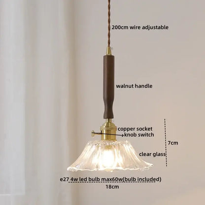 Decorbites™ Kupfer-Keramik-LED-Hängeleuchte mit Drehschalter - 4-W-Glühbirne & Lamparas Colgante