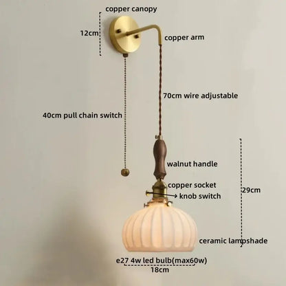 Decorbites™ Kupfer-Keramik-LED-Wandleuchten – Nordisches modernes Design