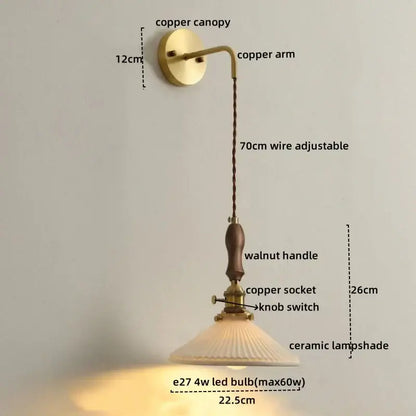 Decorbites™ Kupfer-Keramik-LED-Wandleuchten – Nordisches modernes Design