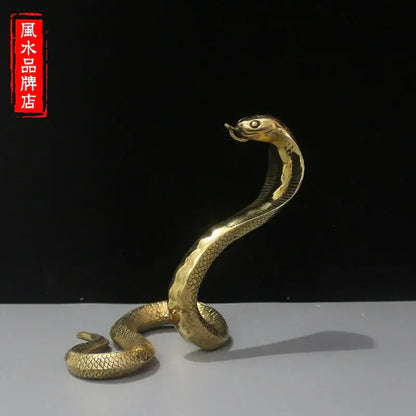 Decorbites™ Kupferkobra Zodiac-Schlange Feng-Shui-Dekorationshandwerk