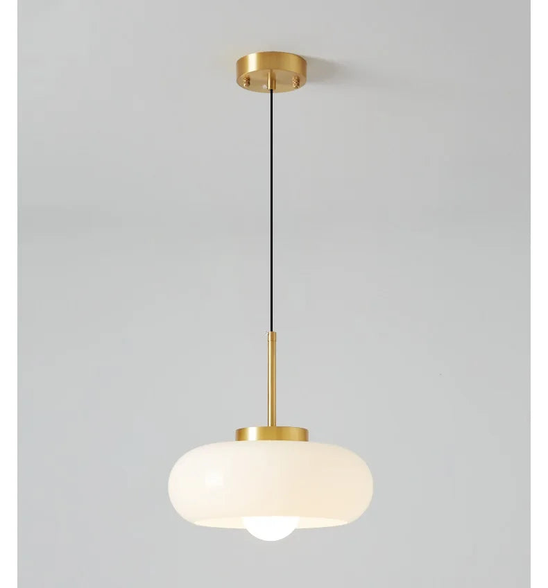 Copper Pendant Light Fixtures - White