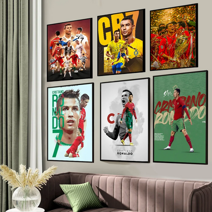 CR7 Self-Adhesive Art Poster for Home Decor - Posters
