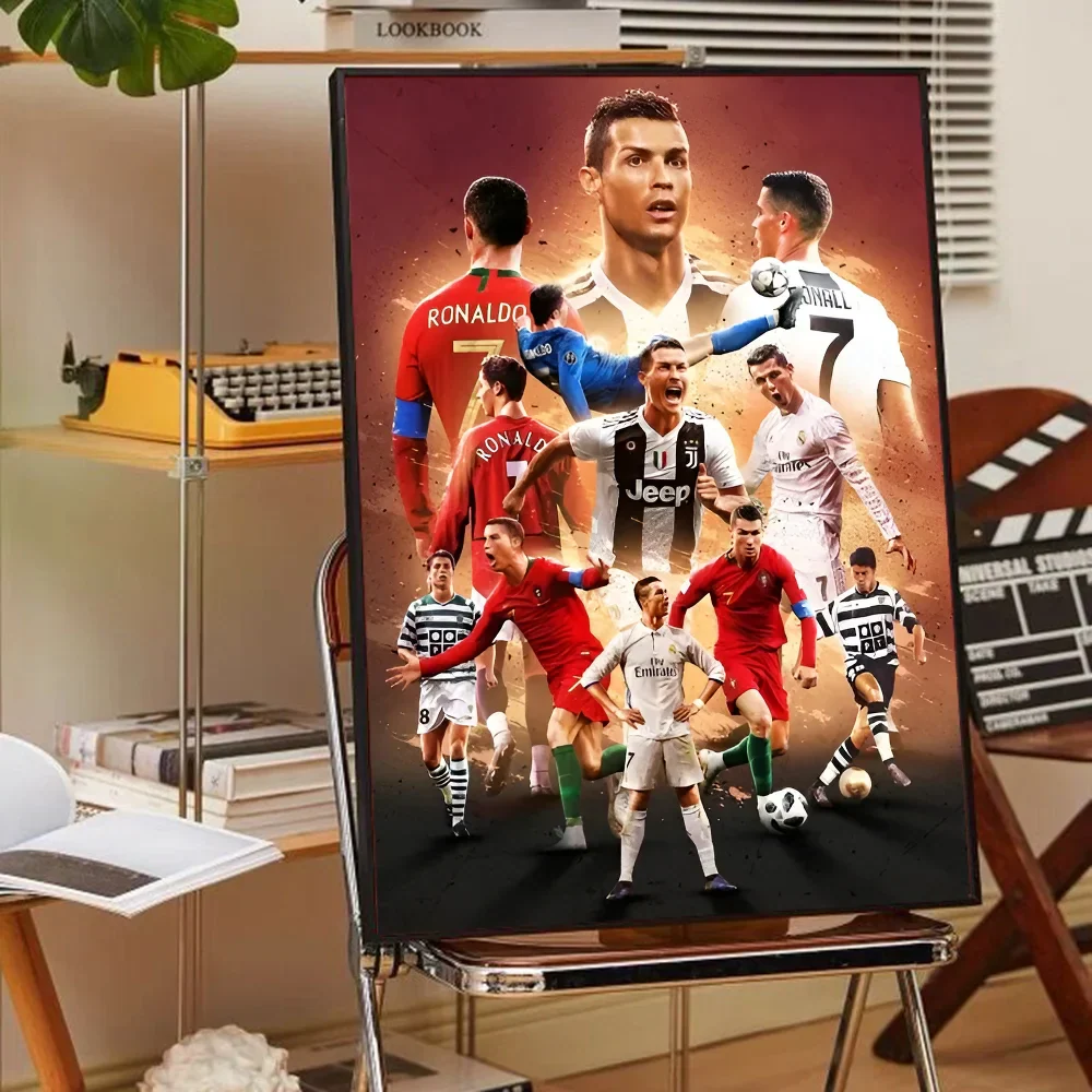 CR7 Self-Adhesive Art Poster for Home Decor - 30x40 No Frame / z4 - Posters