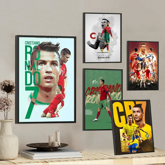 CR7 Self-Adhesive Art Poster for Home Decor - Posters