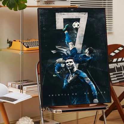 CR7 Self-Adhesive Art Poster for Home Decor - 50x70 No Frame / z10 - Posters