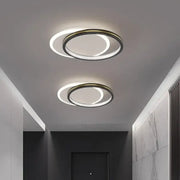 Modern decorbites crystal ceiling lights with a sleek gold frame and sparkling crystal accents for indoor use