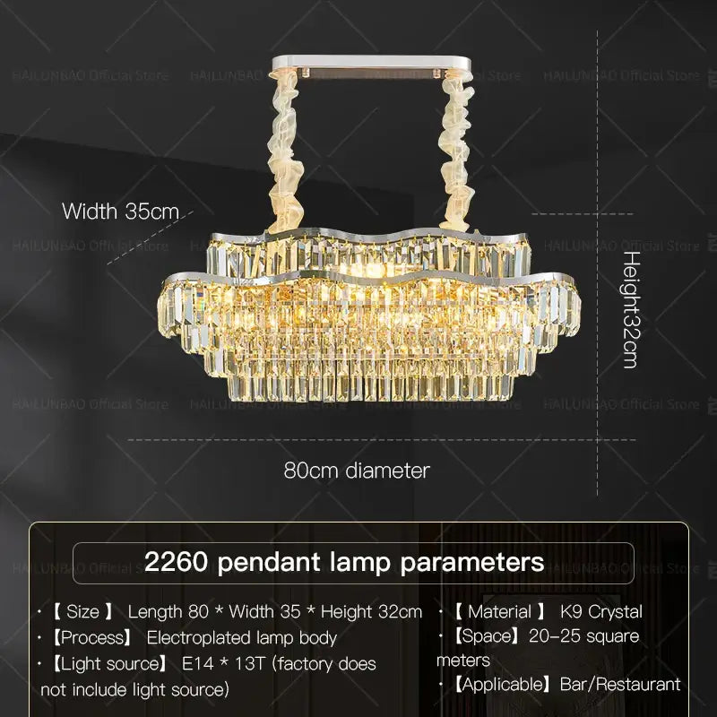 Decorbites crystal chandelier with silver electroplated frame and clear k9 crystals for elegant chandelier led lighting