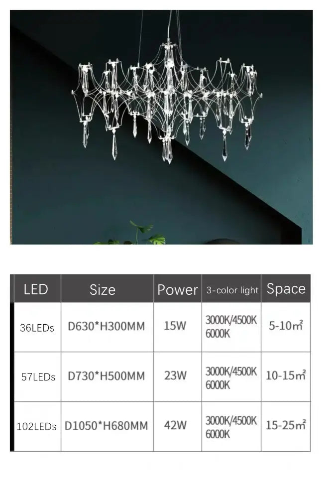 A modern decorbites crystal chandelier with multiple arms and teardrop crystals for luxury living room lighting